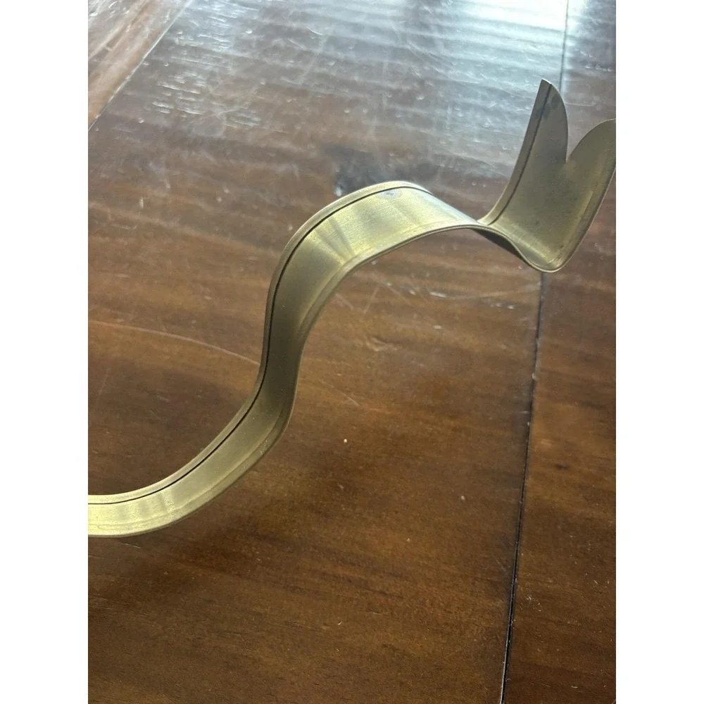 Vintage Brass Gold Bow Wall Hanging 27